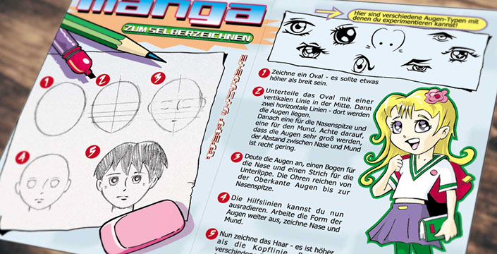 Tommi Süssmilch Manga Illustration Grafik Zeichenkurs Universum Verlag Design