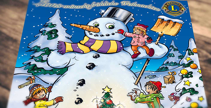 Tommi Süssmilch Illustration + Grafik LIONS CLUNB Nürtingen Adventskalender